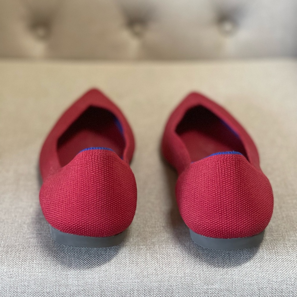 Rothy’s Red Pointed-Toe Size 9 - Picture 3 of 5
